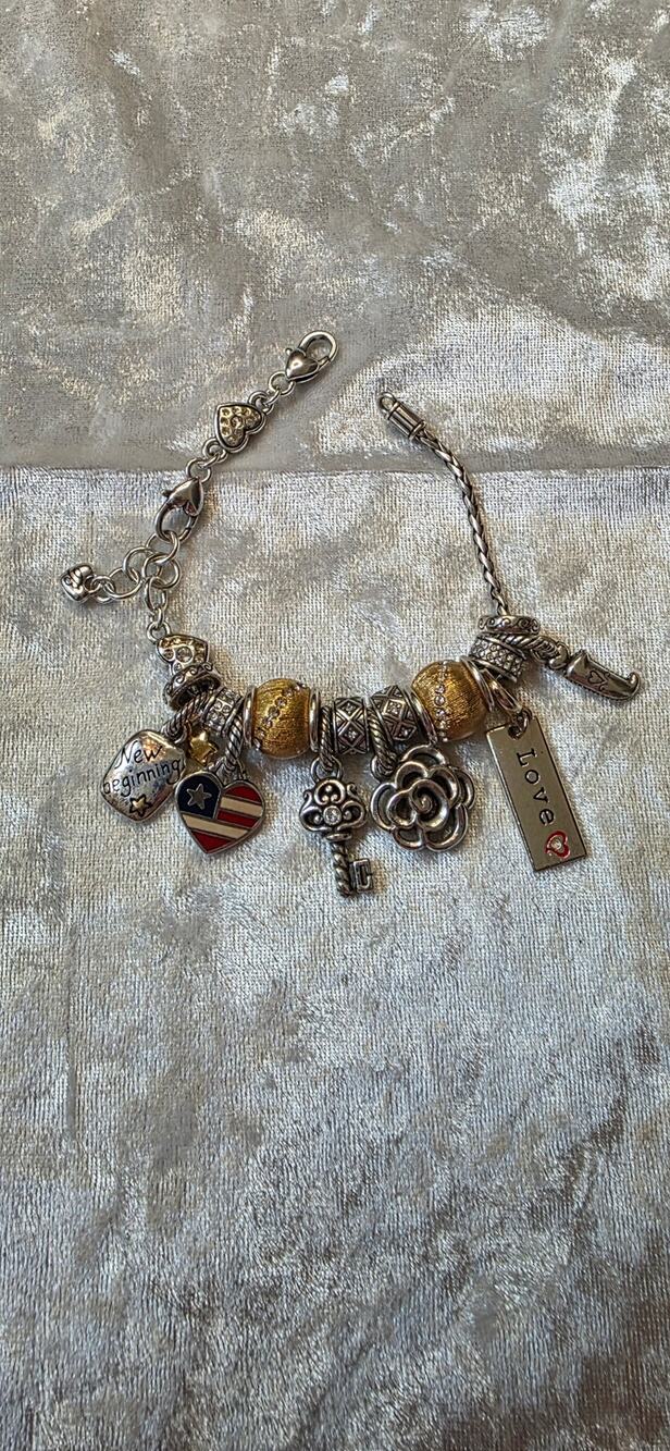Brighton Whimsical Coquettegirl Charm Bracelet